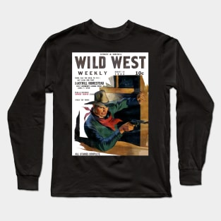 Wild West Magazine August 1942 Long Sleeve T-Shirt